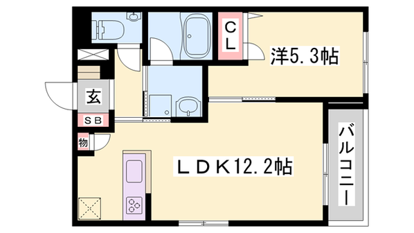 明石駅 徒歩10分 3階の物件間取画像